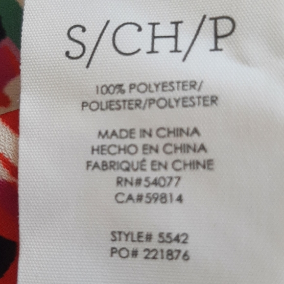 Cabi Hibiscus Floral Sleeveless Blouse #55… - Picture 10 of 10